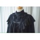 Surface Spell Floating Moon Edwardian Long Sleeve Chiffon Blouse(Limited Pre-Order/2 Colours/Full Payment Without Shipping)